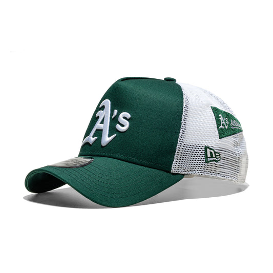 New Era Multi Patch Trucker Oakland Athletics Dark Green  - 60667554