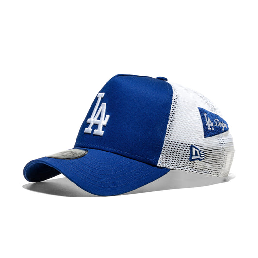 New Era Multi Patch Trucker LA Dodgers Dark Royal  - 60667555