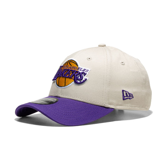 New Era Contrast Patch 9Forty LA Lakers Stone/Purple  - 60667571