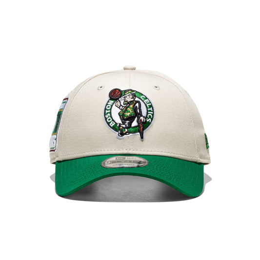 New Era Contrast Patch 9Forty Boston Celtics Stone/Green  - 60667573