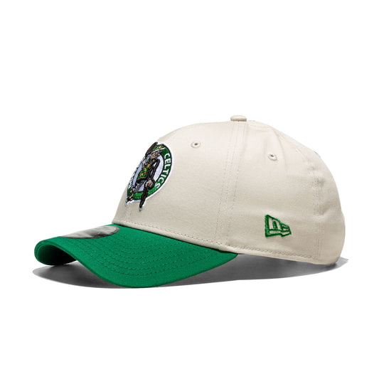 New Era Contrast Patch 9Forty Boston Celtics Stone/Green  - 60667573