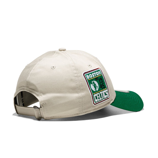 New Era Contrast Patch 9Forty Boston Celtics Stone/Green  - 60667573