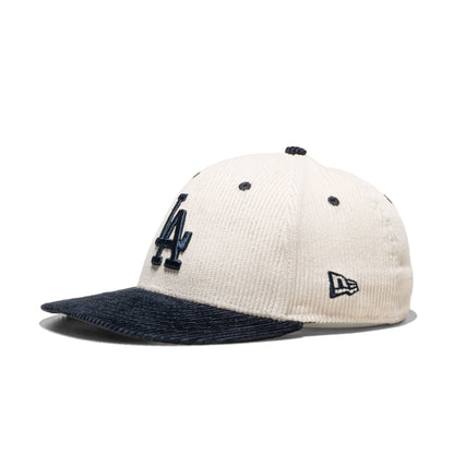 New Era MLB Cord 59Fifty LP LA Dodgers Cream/Navy  - 60691128