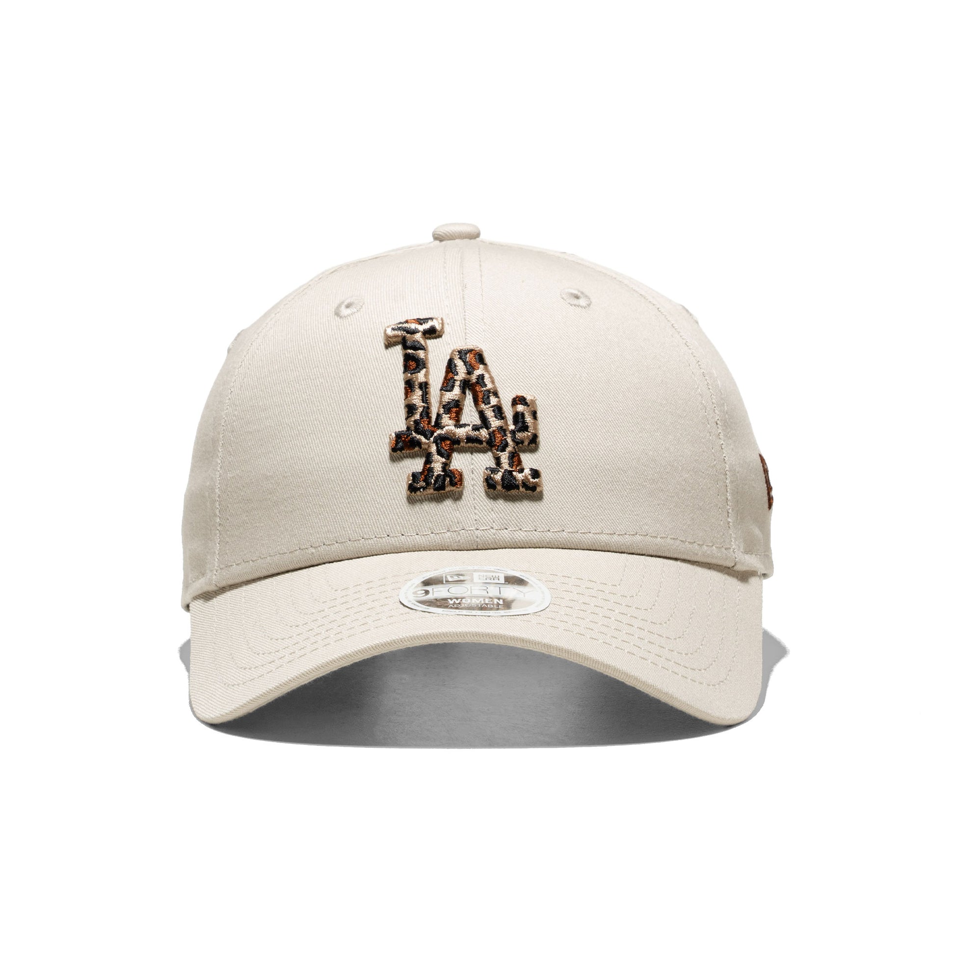 New Era Wmns Leopard Infill 9Forty LA Dodgers Stone  - 60691329