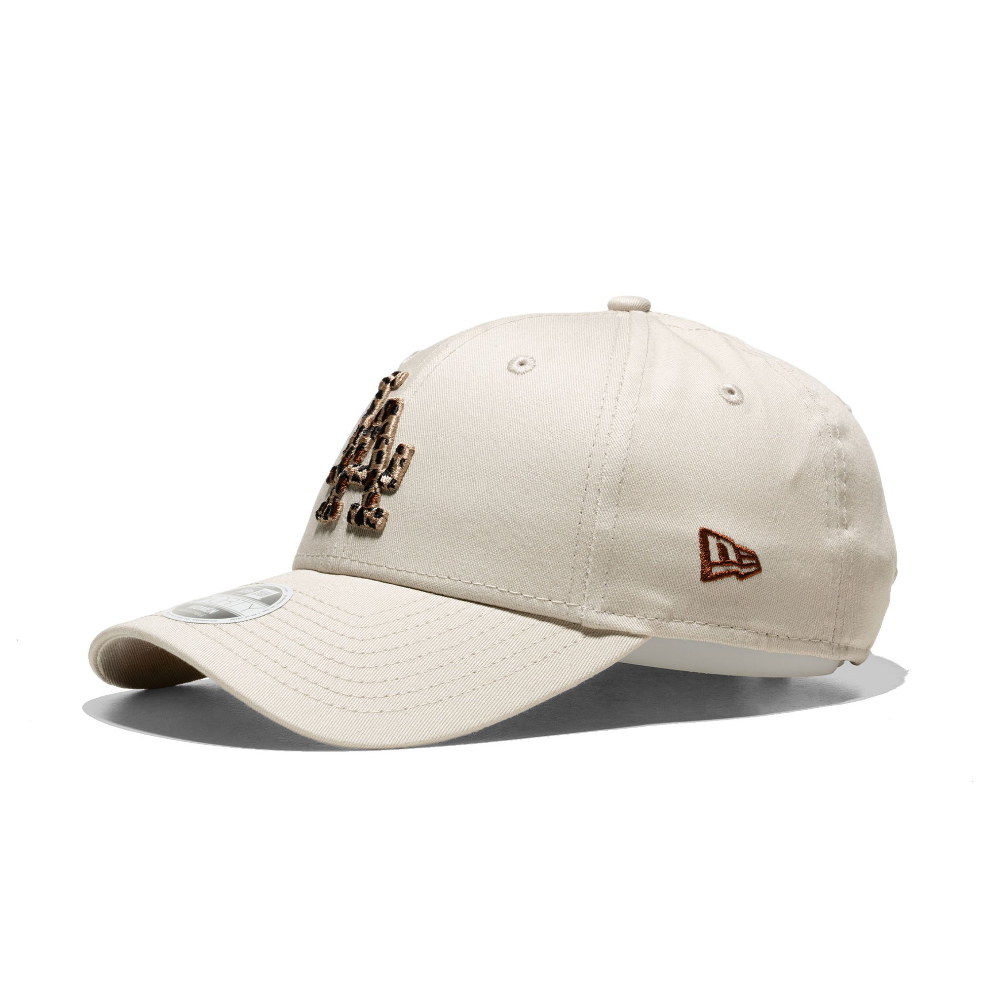 New Era Wmns Leopard Infill 9Forty LA Dodgers Stone  - 60691329