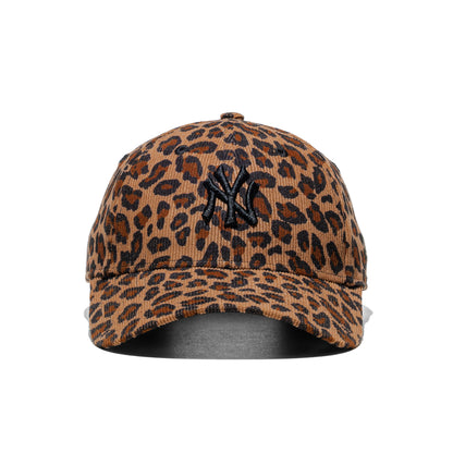 New Era Wmns Leopard Cord 9Forty NY Yankees Stone/Black  - 60915775