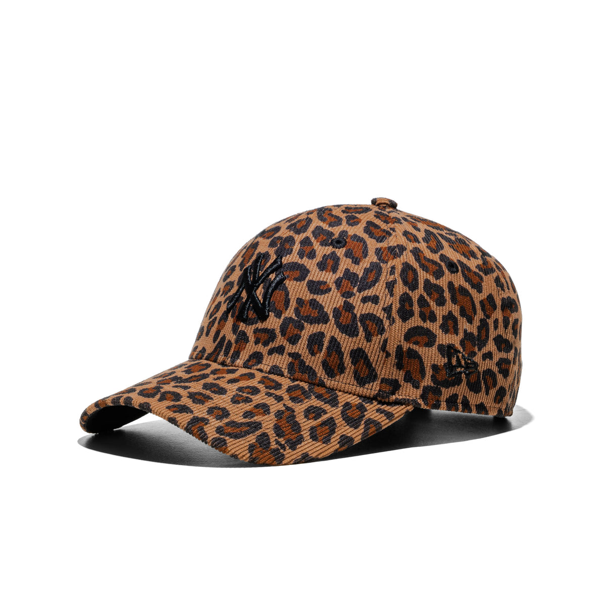 New Era Wmns Leopard Cord 9Forty NY Yankees Stone/Black  - 60915775