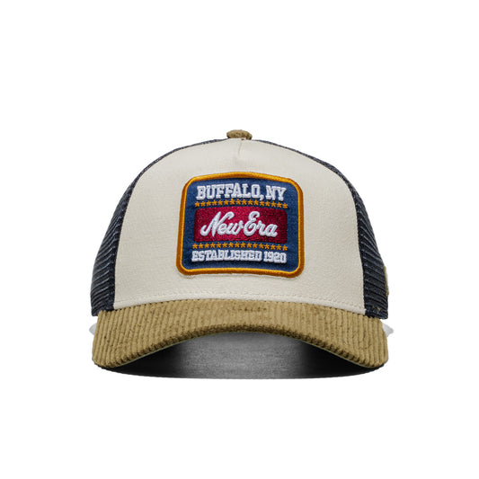 New Era NE Patch Cord EF Trucker New Era Light Cream/Olive  - 60915862
