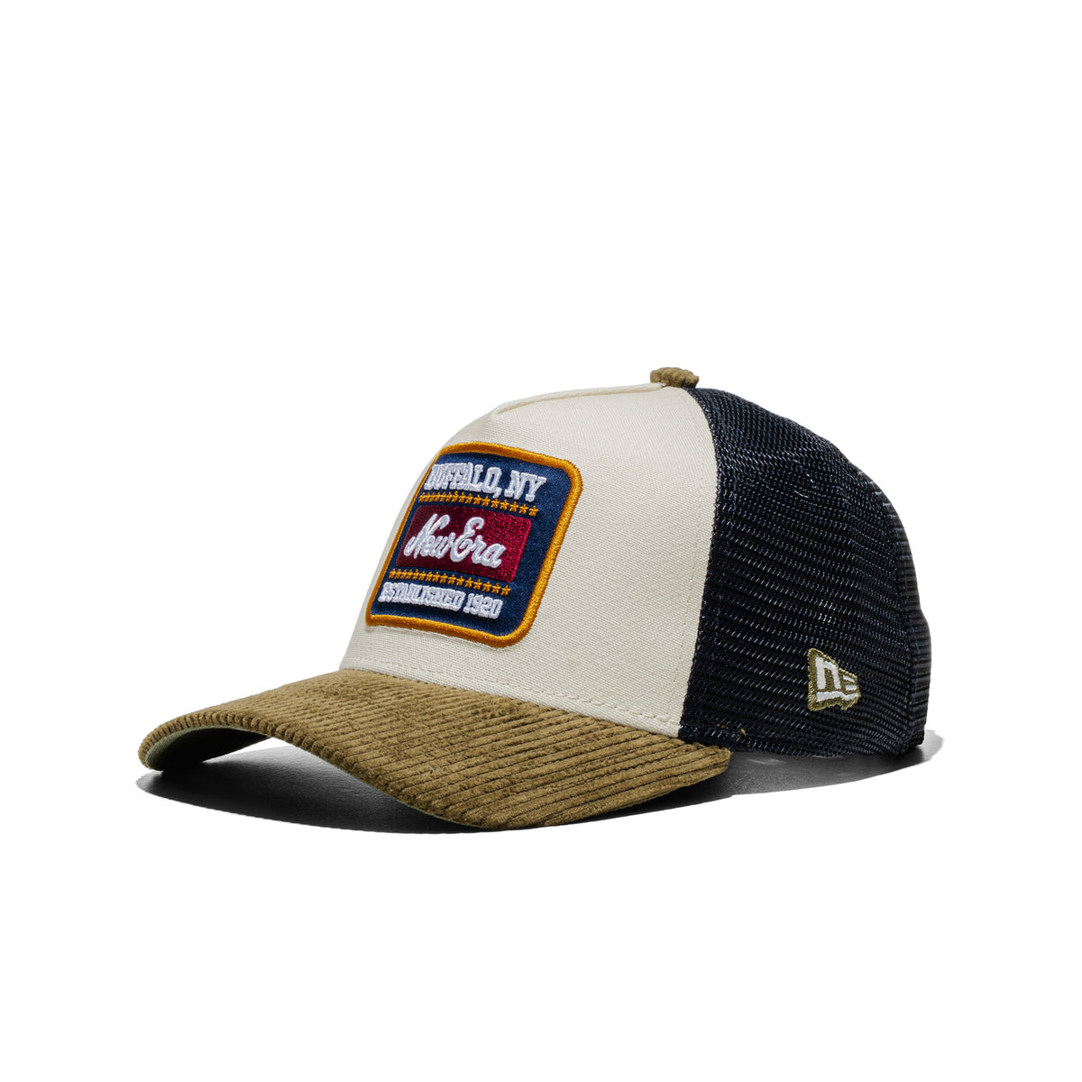 New Era NE Patch Cord EF Trucker New Era Light Cream/Olive  - 60915862