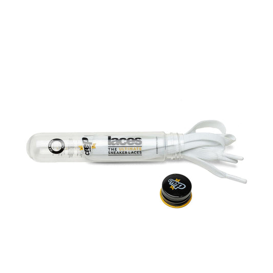 Crep Protect Laces Flat White  - 6307905020WF