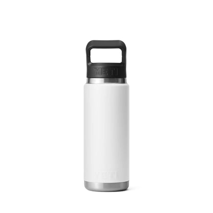 Botella Yeti Rambler® (769 ml) con tapa de pajita, color blanco