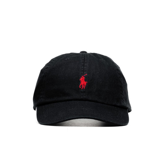 Polo Ralph Lauren Classic Sport Cap Polo Black/RL Red  - 710548524012