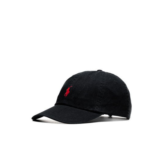 Polo Ralph Lauren Classic Sport Cap Polo Black/RL Red  - 710548524012