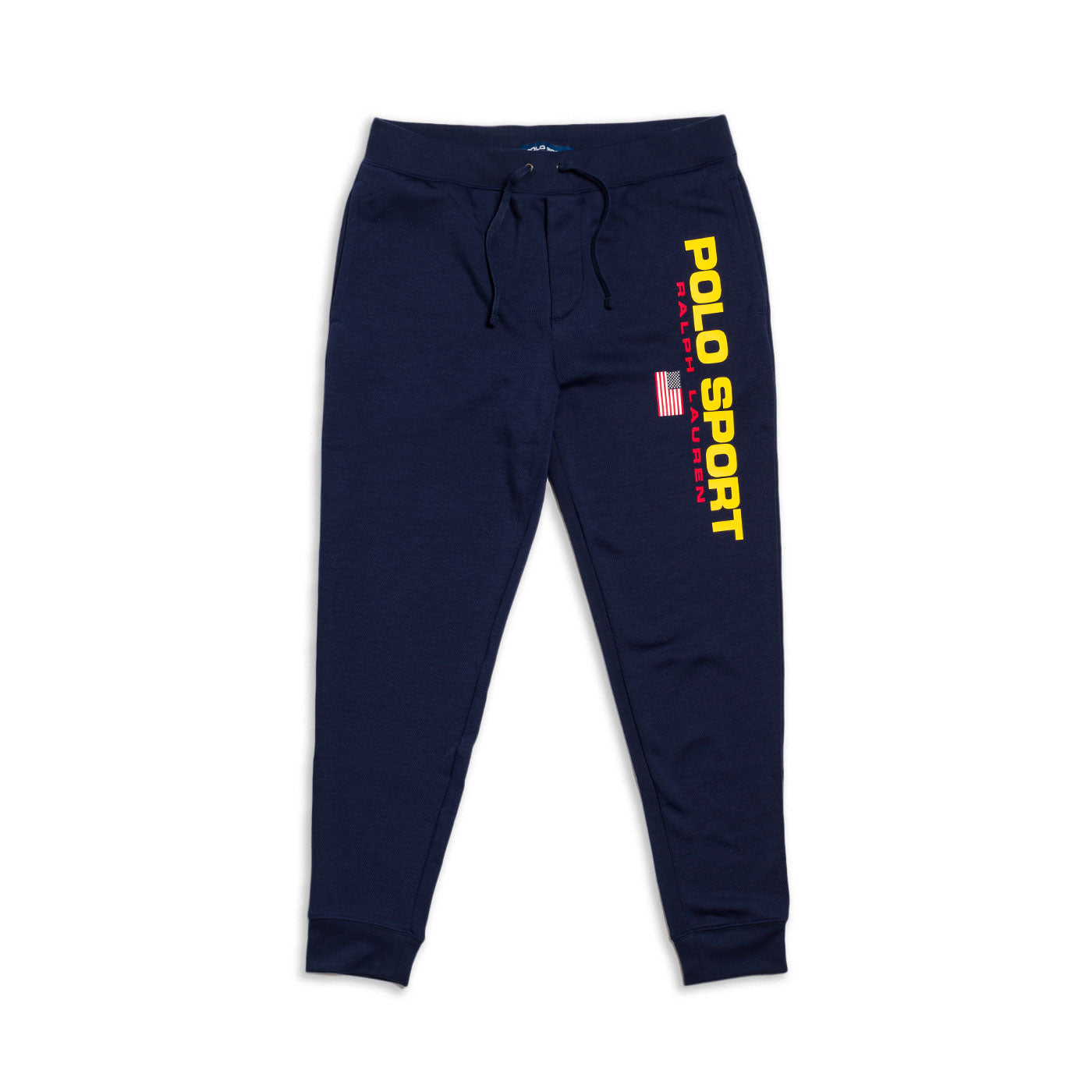 Polo Ralph Lauren Polo Sport Neon Fleece Athletic Pants Cream