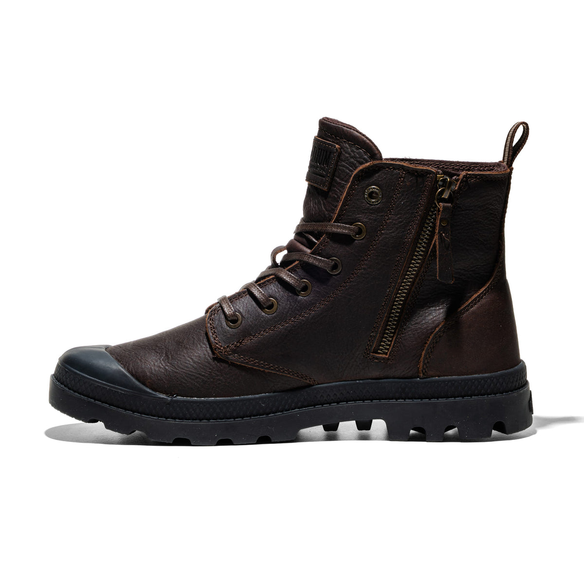 Palladium Hi Zip Leather Essential Bison  - 76888-248-M