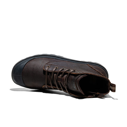Palladium Hi Zip Leather Essential Bison  - 76888-248-M