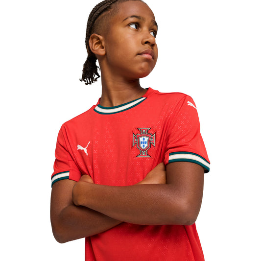Puma FPF Home Jersey Replica Jr Red/Sugared Almond  - 779193-01