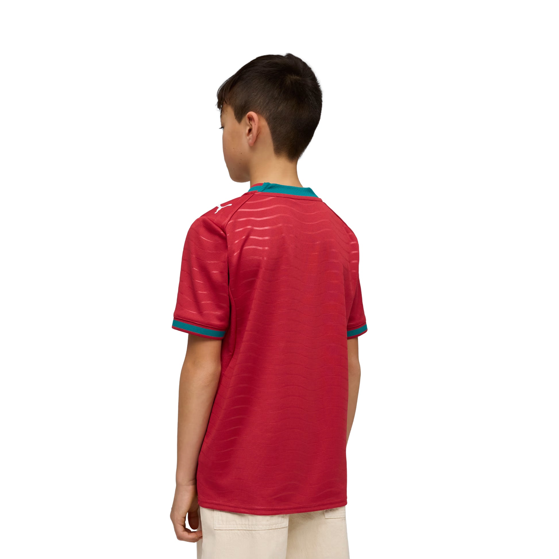 Puma FPF Youth Home Jersey Replica Club Red/Green Lagoon  - 783281-01