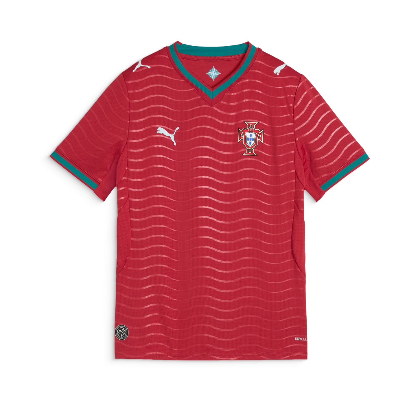 Puma FPF Youth Home Jersey Replica Club Red/Green Lagoon  - 783281-01