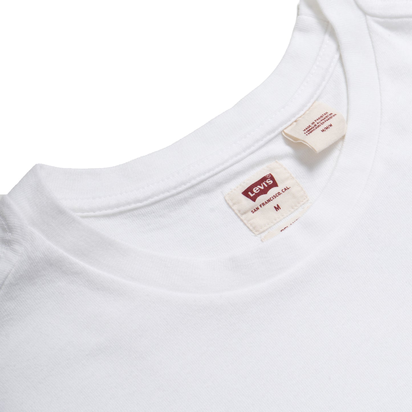 Levis SS Relaxed Baby Tab Tee Bright White