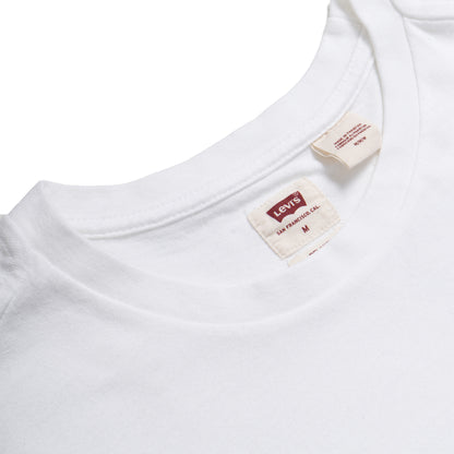 Levis SS Relaxed Baby Tab Tee Bright White