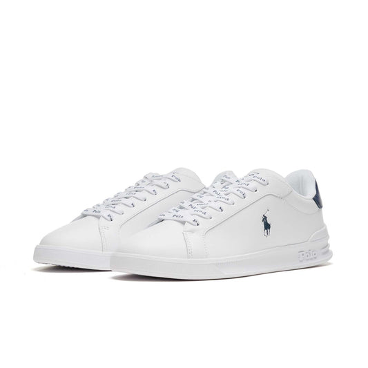 Polo Ralph Lauren Heritage Court II Leather White/Npt Navy  - 809829824003