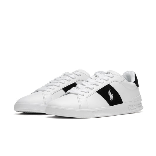 Polo Ralph Lauren Heritage Court II Leather White/Black  - 809845109003