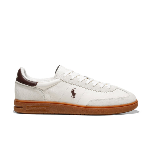 Polo Ralph Lauren Bedford Off White/Dark Brown  - 809973701008