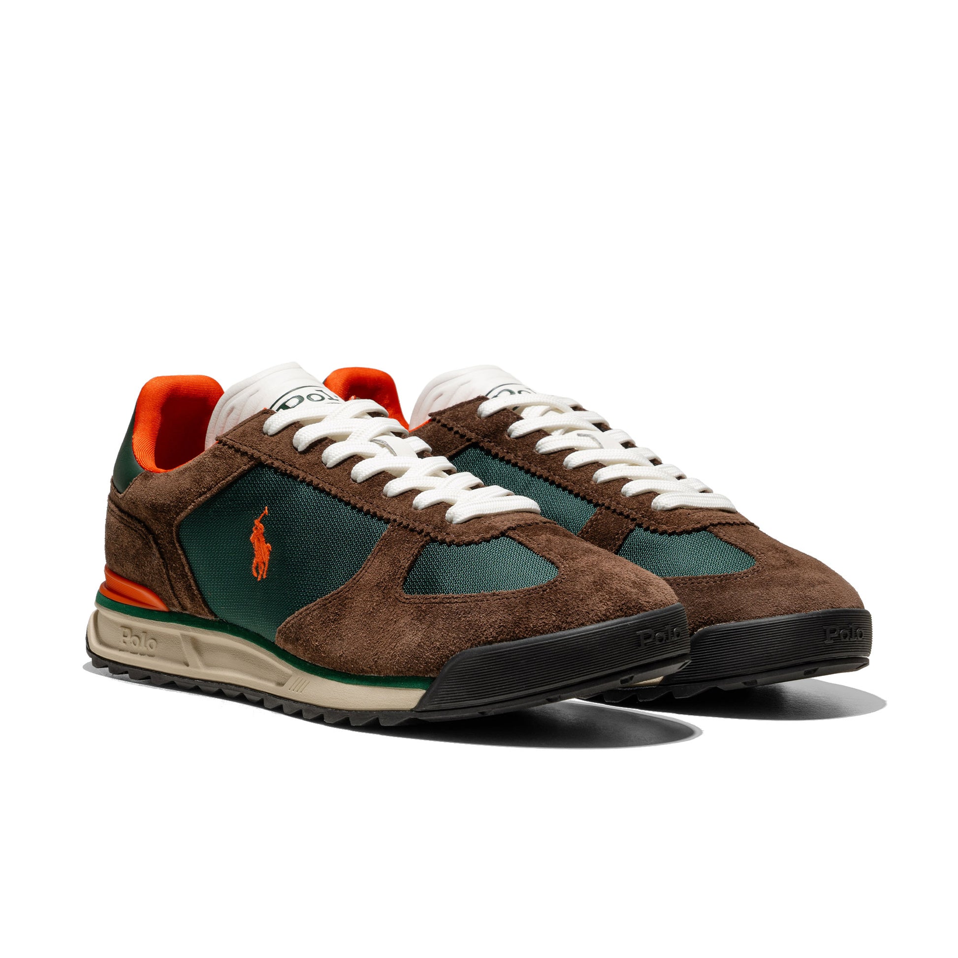 Polo Ralph Lauren Varick Chocolate Brown/Forest/Orange  - 809974040002
