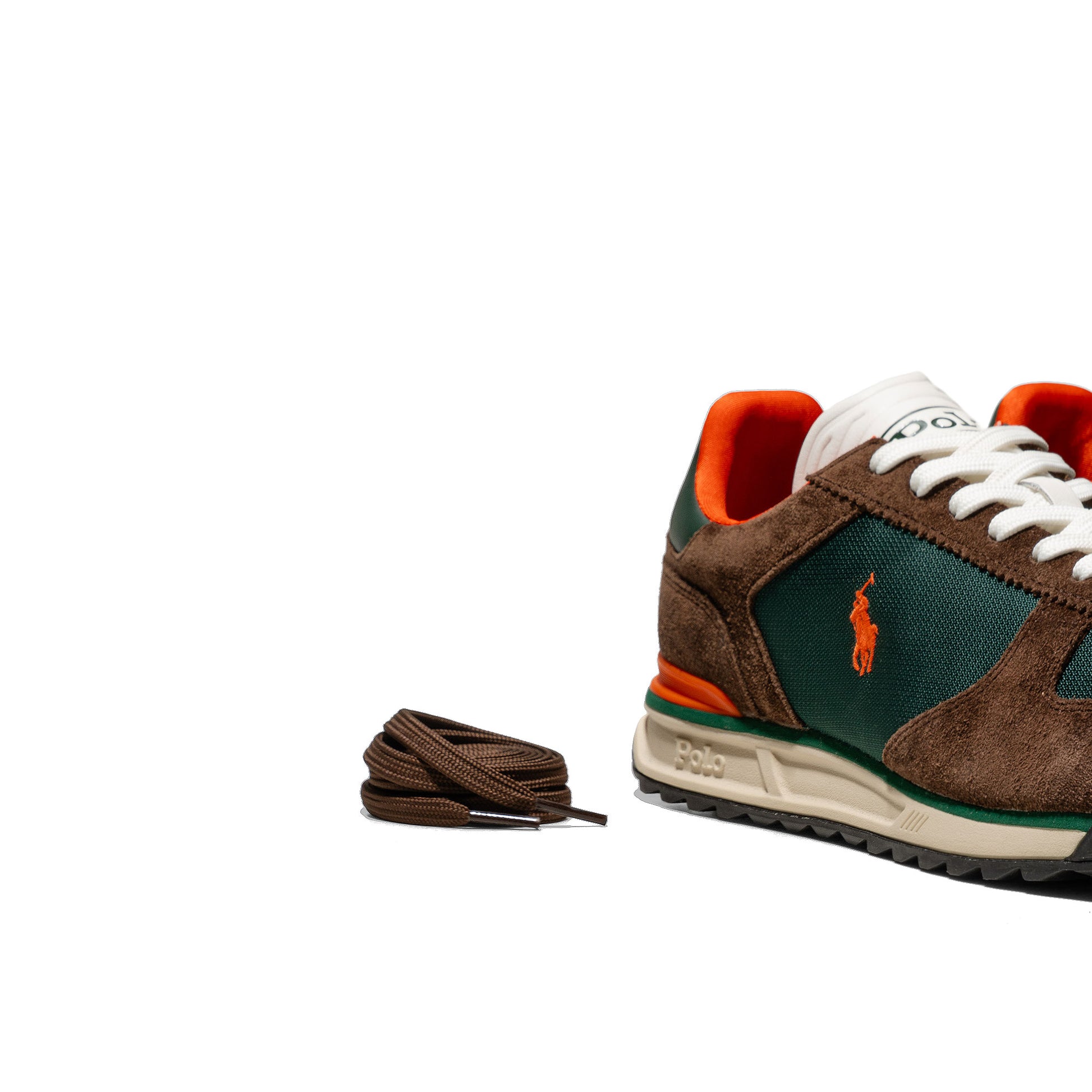 Polo Ralph Lauren Varick Chocolate Brown/Forest/Orange  - 809974040002