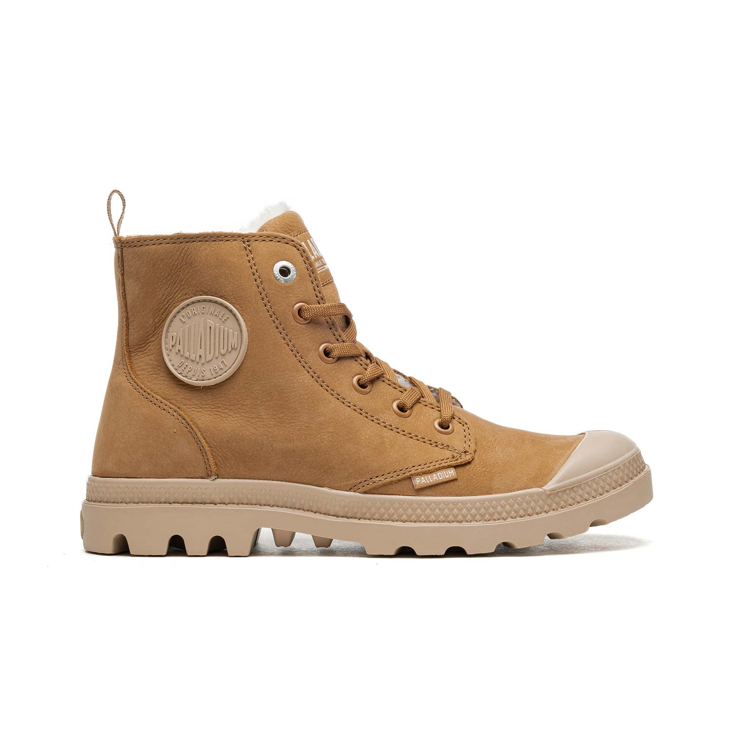 Palladium Pampa Hi Zip Wool W Dear Brown