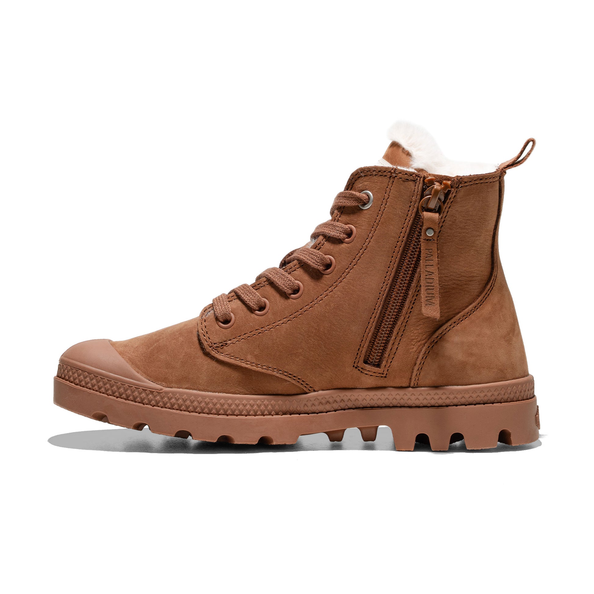 Palladium Pampa Hi Zip Wool W Raw Brown  - 95982-291-M