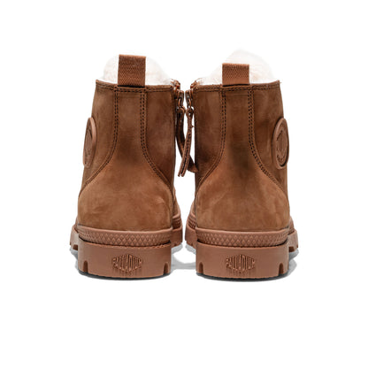 Palladium Pampa Hi Zip Wool W Raw Brown  - 95982-291-M