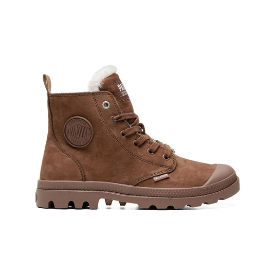 Palladium Pampa Hi Zip Wool Pine Bark  - 95982-292-M