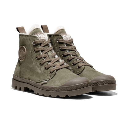 Palladium Pampa Hi Zip Wool W Dusky Green