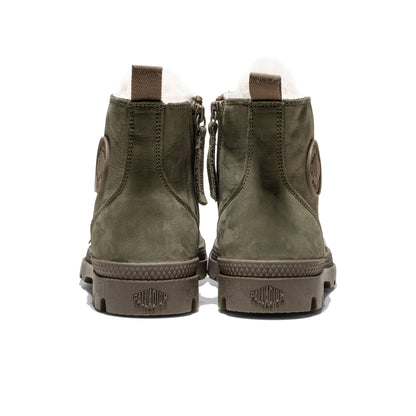 Palladium Pampa Hi Zip Wool W Dusky Green