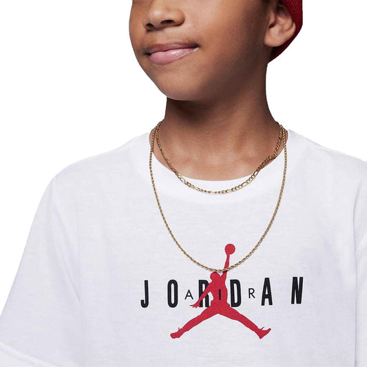 Nike Jordan Boys Jumpman Sustainable Graphic T-Shirt White  - 95B922-001