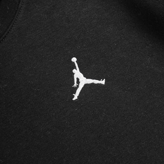 Nike Jordan Boys Brooklyn Fleece Essential Crew Black  - 95D235-023