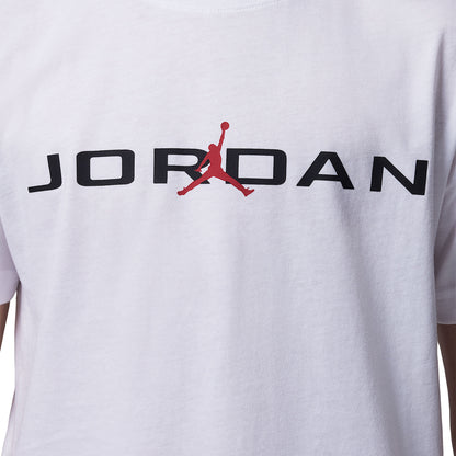 Nike Jordan Boys Air Stretch SS Crew Tee White  - 95D628-001
