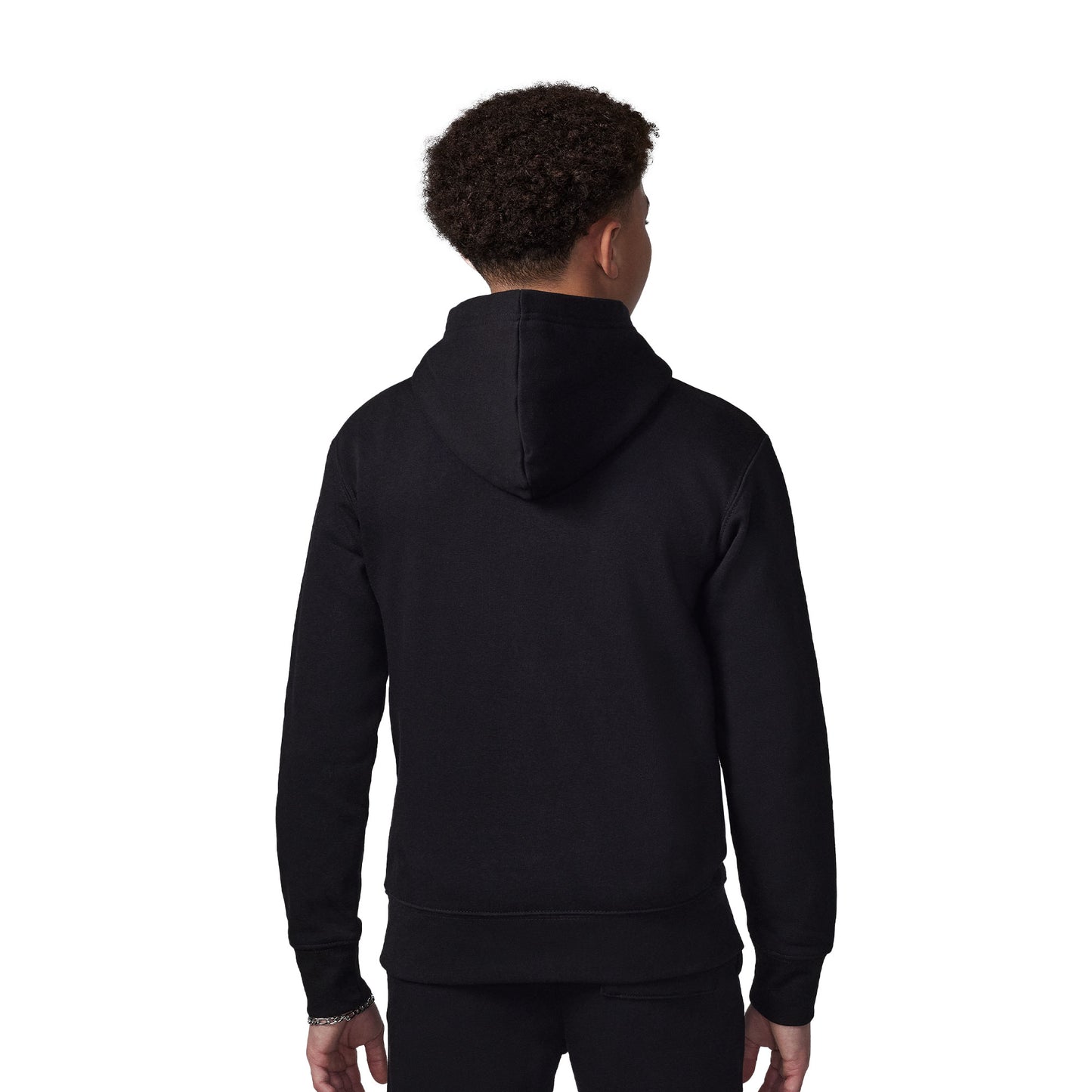 Nike Jordan Boys MJ Baseline PO Hoodie Black  - 95D665-023