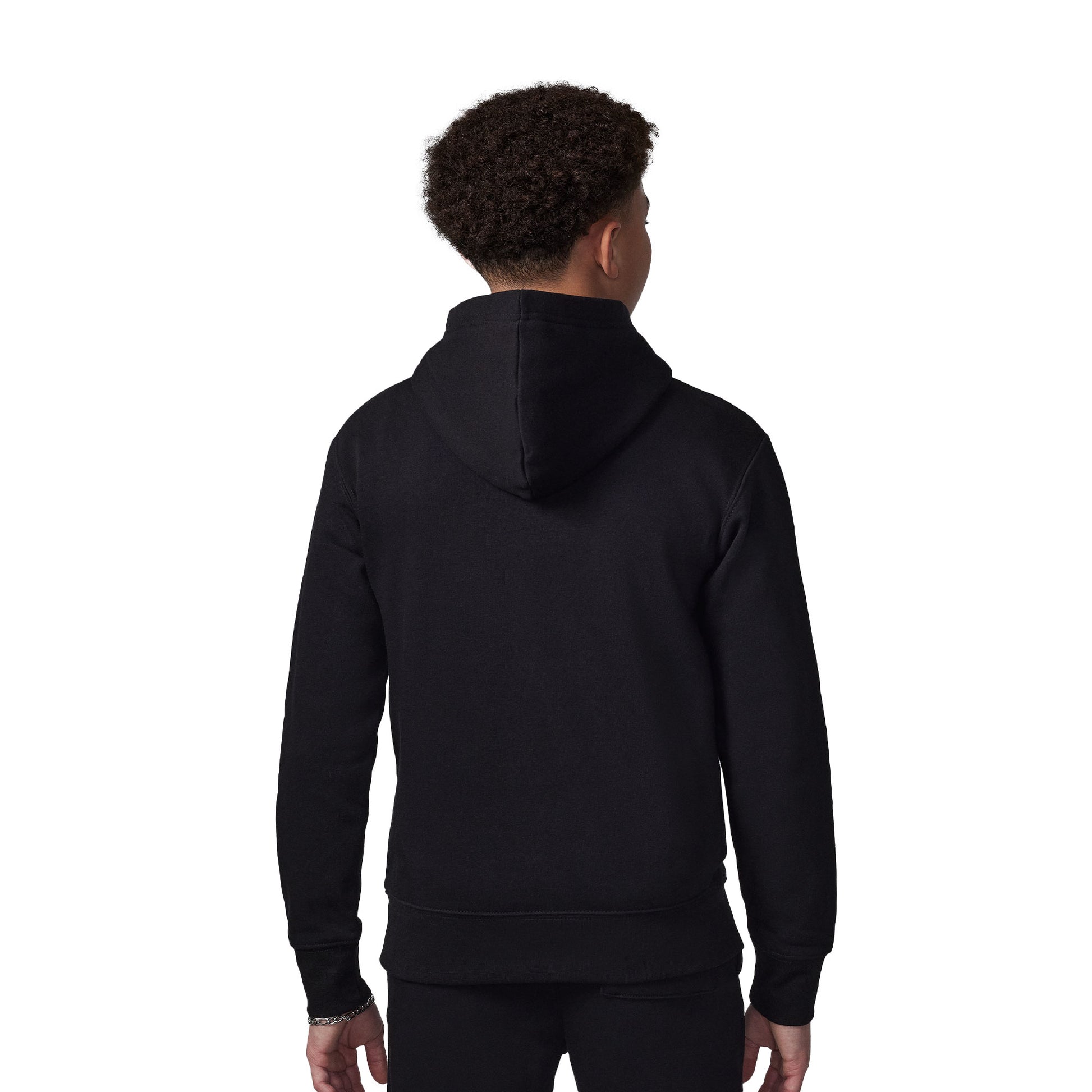 Nike Jordan Boys MJ Baseline PO Hoodie Black  - 95D665-023