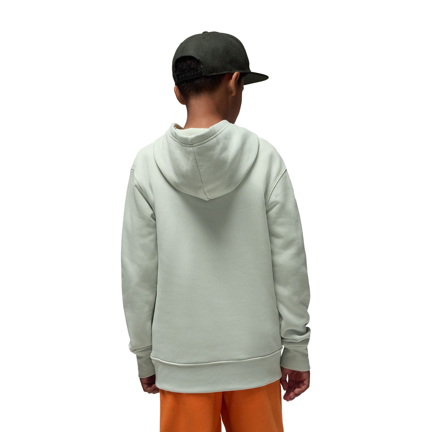 Nike Jordan Boys MJ Baseline PO Hoodie Light Silver  - 95D665-F40