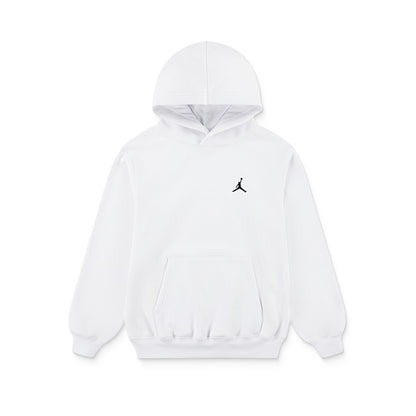 Nike Jordan Boys MJ Brooklyn FT PO Hoodie White  - 95F121-001