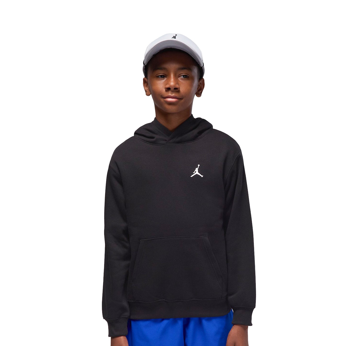 Nike Jordan Boys MJ Brooklyn FT PO Hoodie Black  - 95F121-023