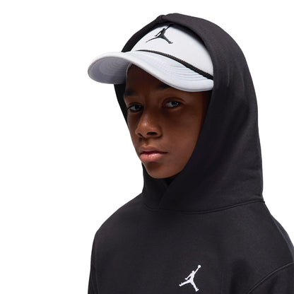 Nike Jordan Boys MJ Brooklyn FT PO Hoodie Black  - 95F121-023