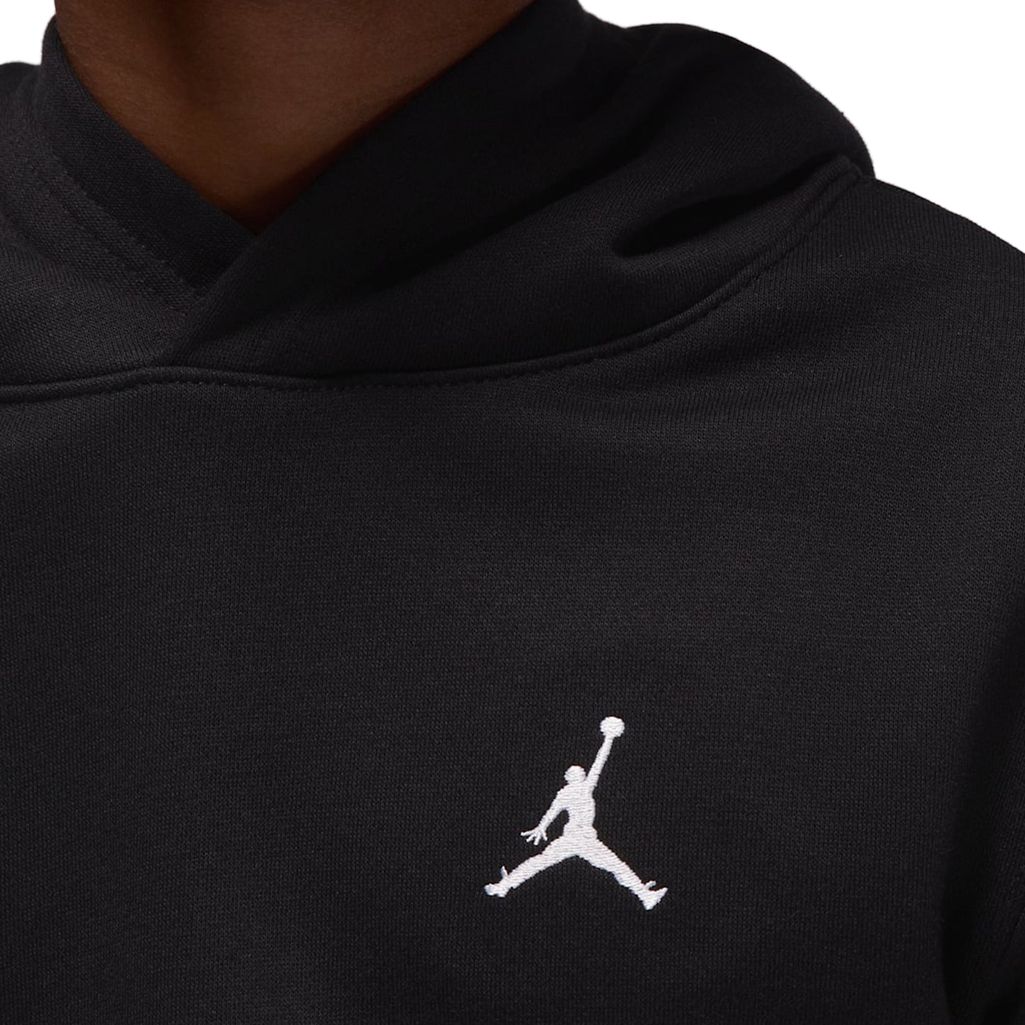 Nike Jordan Boys MJ Brooklyn FT PO Hoodie Black  - 95F121-023