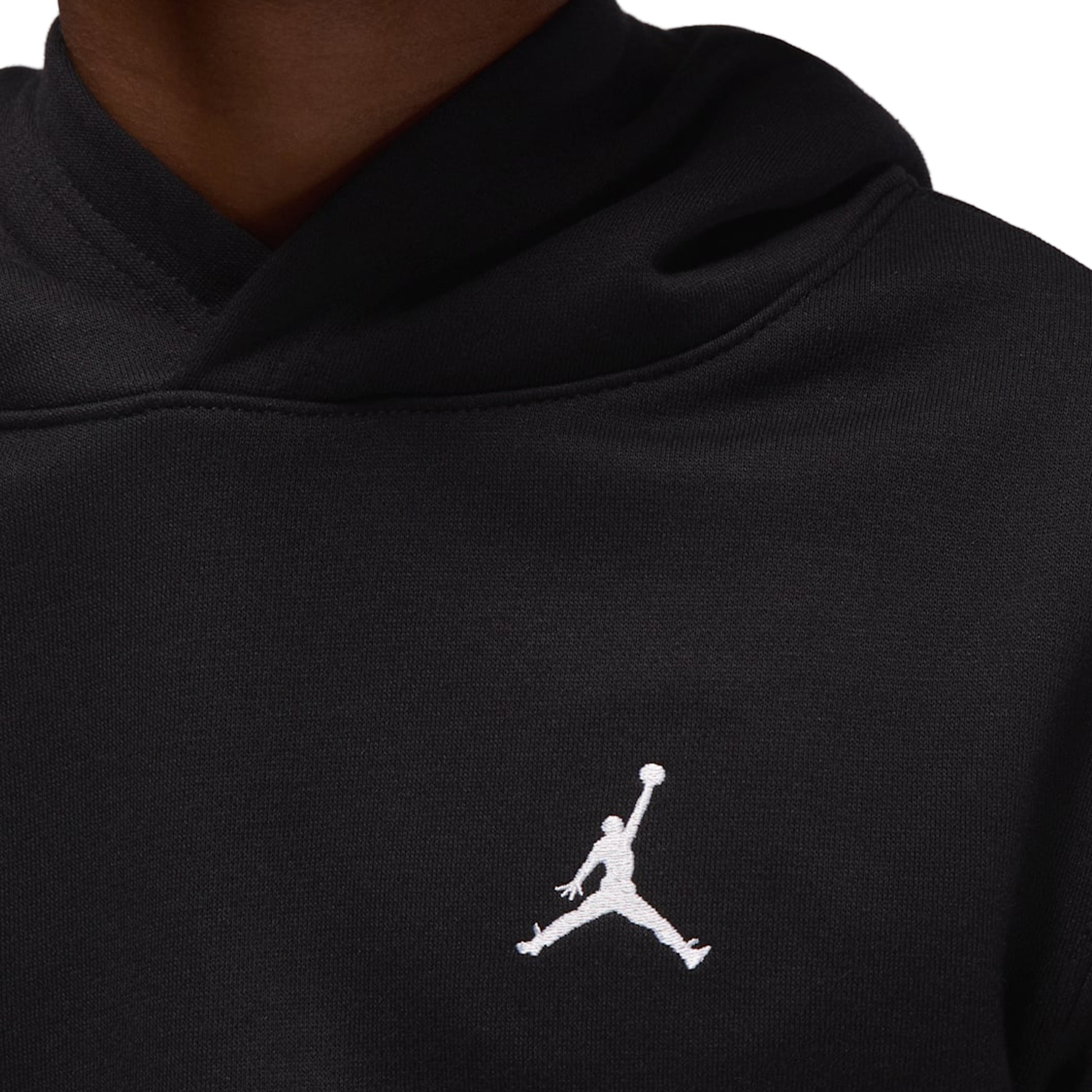Nike Jordan Boys MJ Brooklyn FT PO Hoodie Black  - 95F121-023