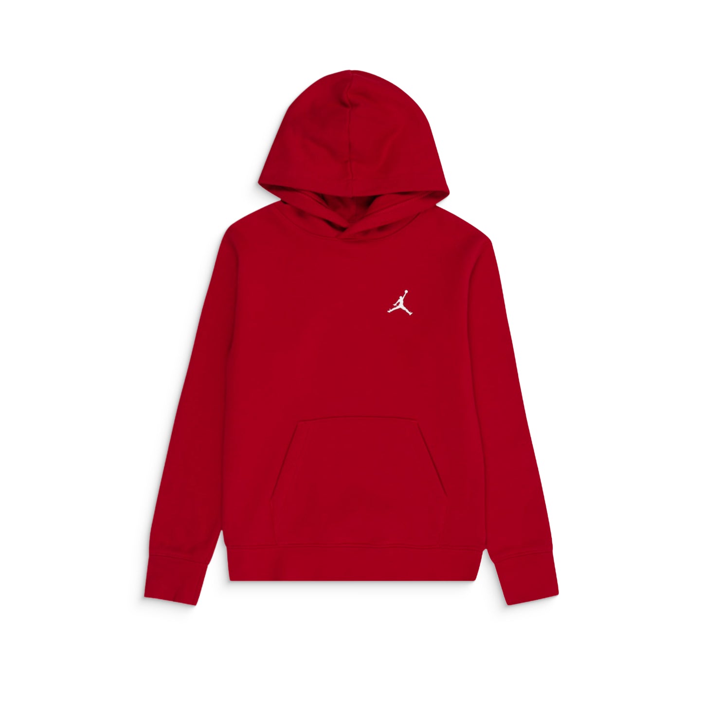 Nike Jordan Boys MJ Brooklyn FT PO Hoodie Gym Red  - 95F121-R78
