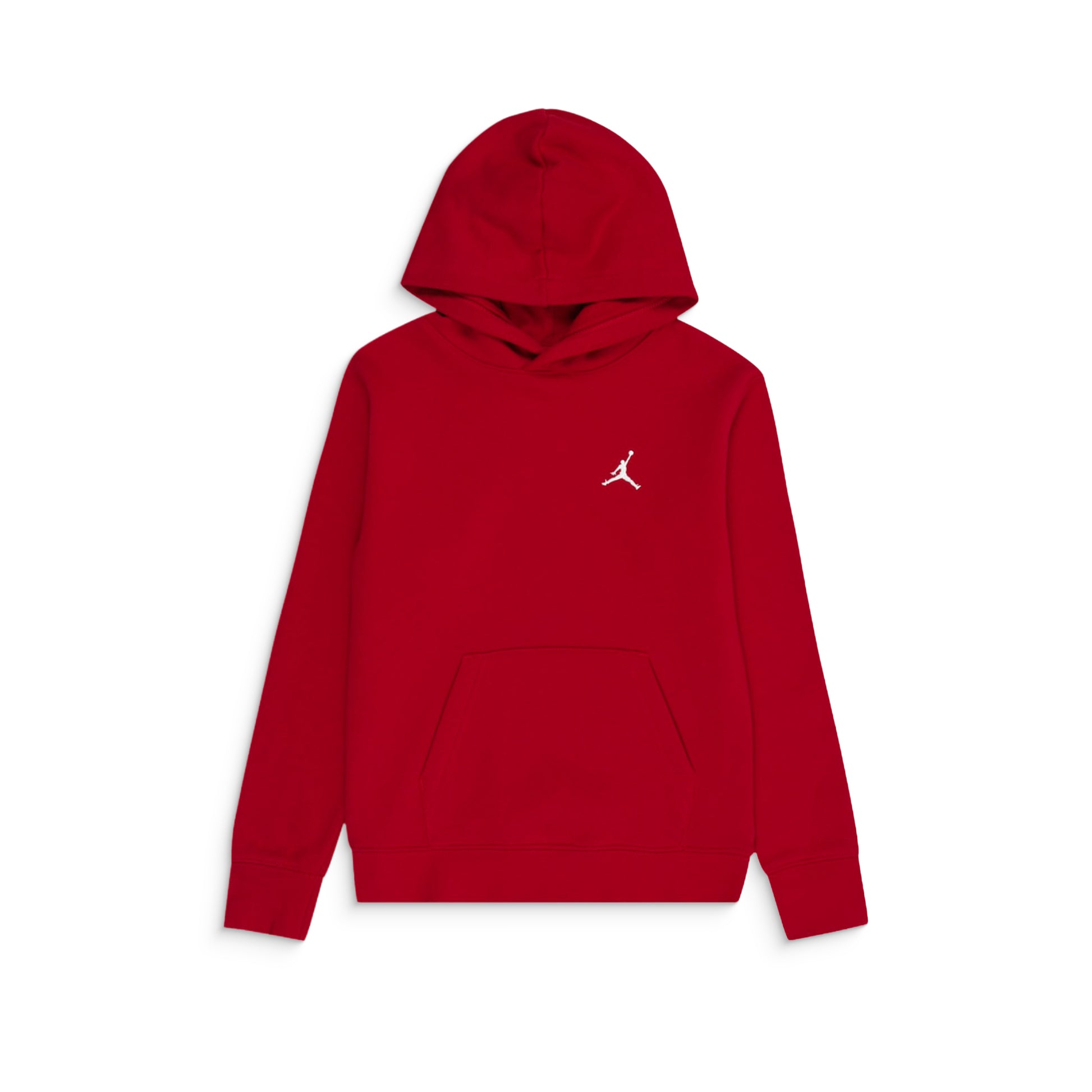 Nike Jordan Boys MJ Brooklyn FT PO Hoodie Gym Red  - 95F121-R78