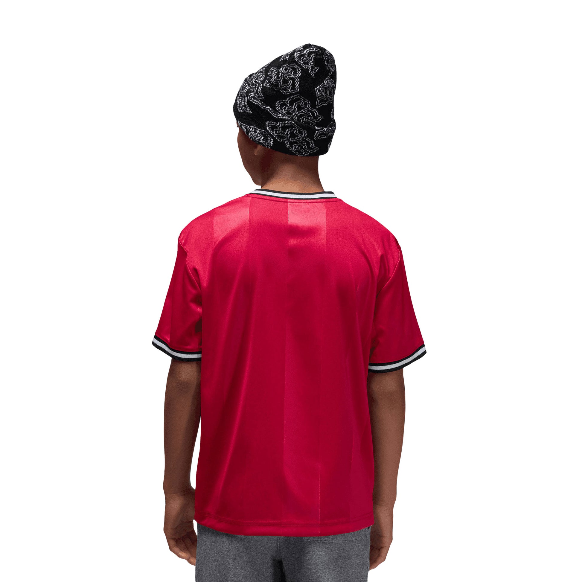 Nike Jordan Boys MJ Sport Jersey Gym Red  - 95F217-R78